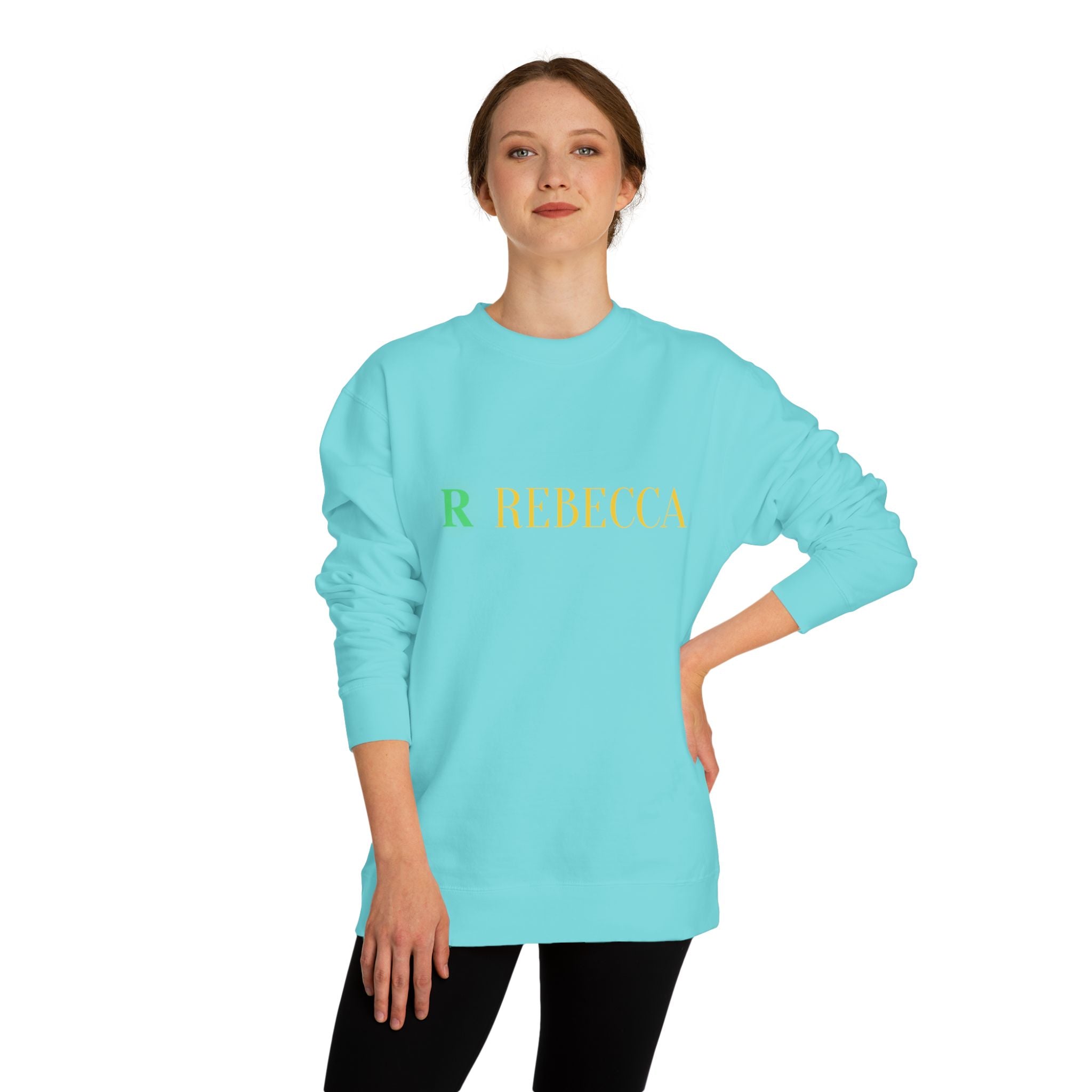 Deer Graphic Sweatshirt — 'Rebecca' Personalized Hipster Deer Crewneck