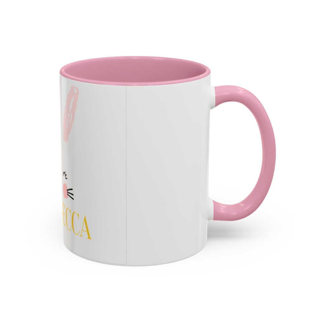 Personalized Bunny Mug — Cute Kids’ Name Coffee Cup (Custom Name, 11oz/15oz)