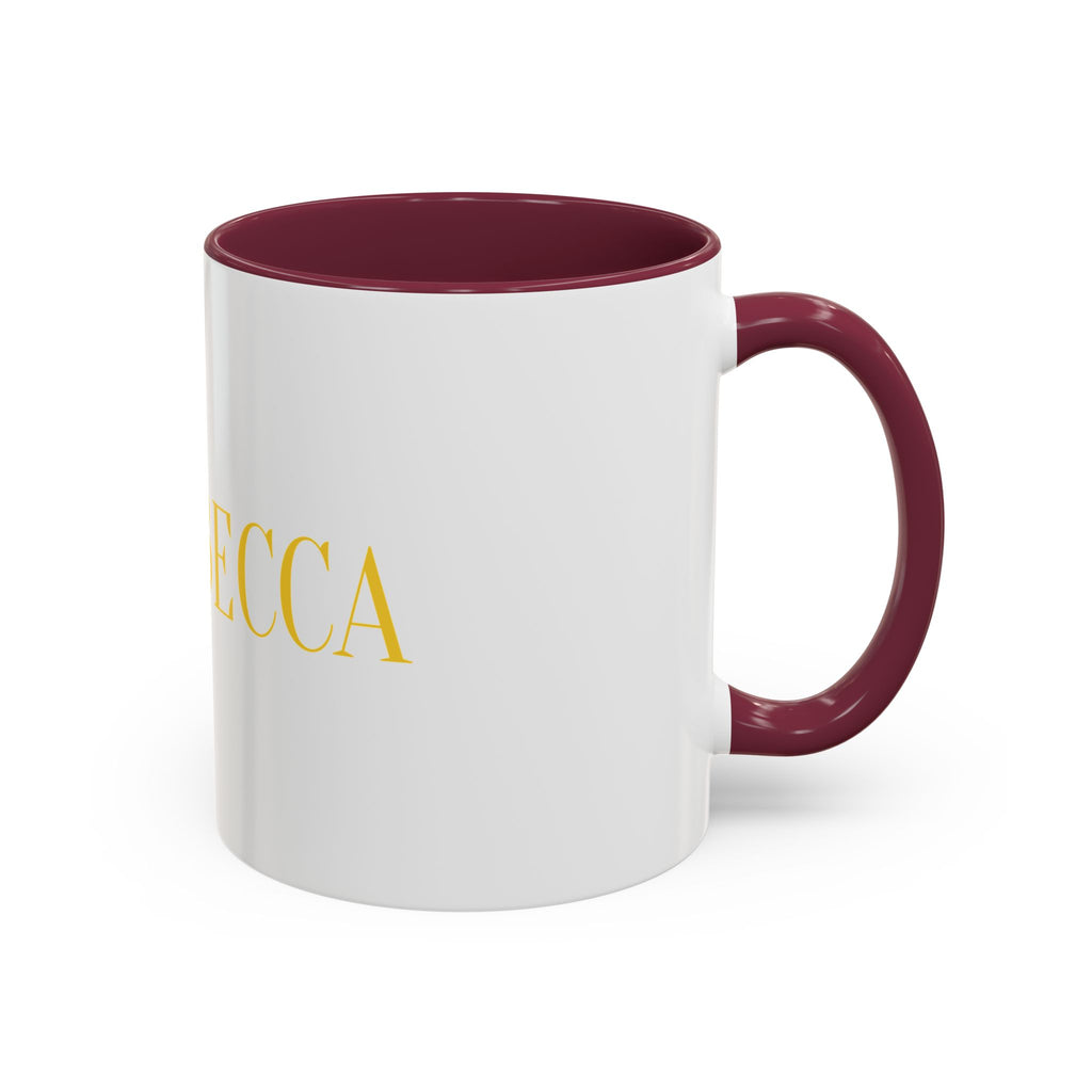 Personalized Name Coffee Mug — Colorful Rebecca Design (11oz & 15oz)
