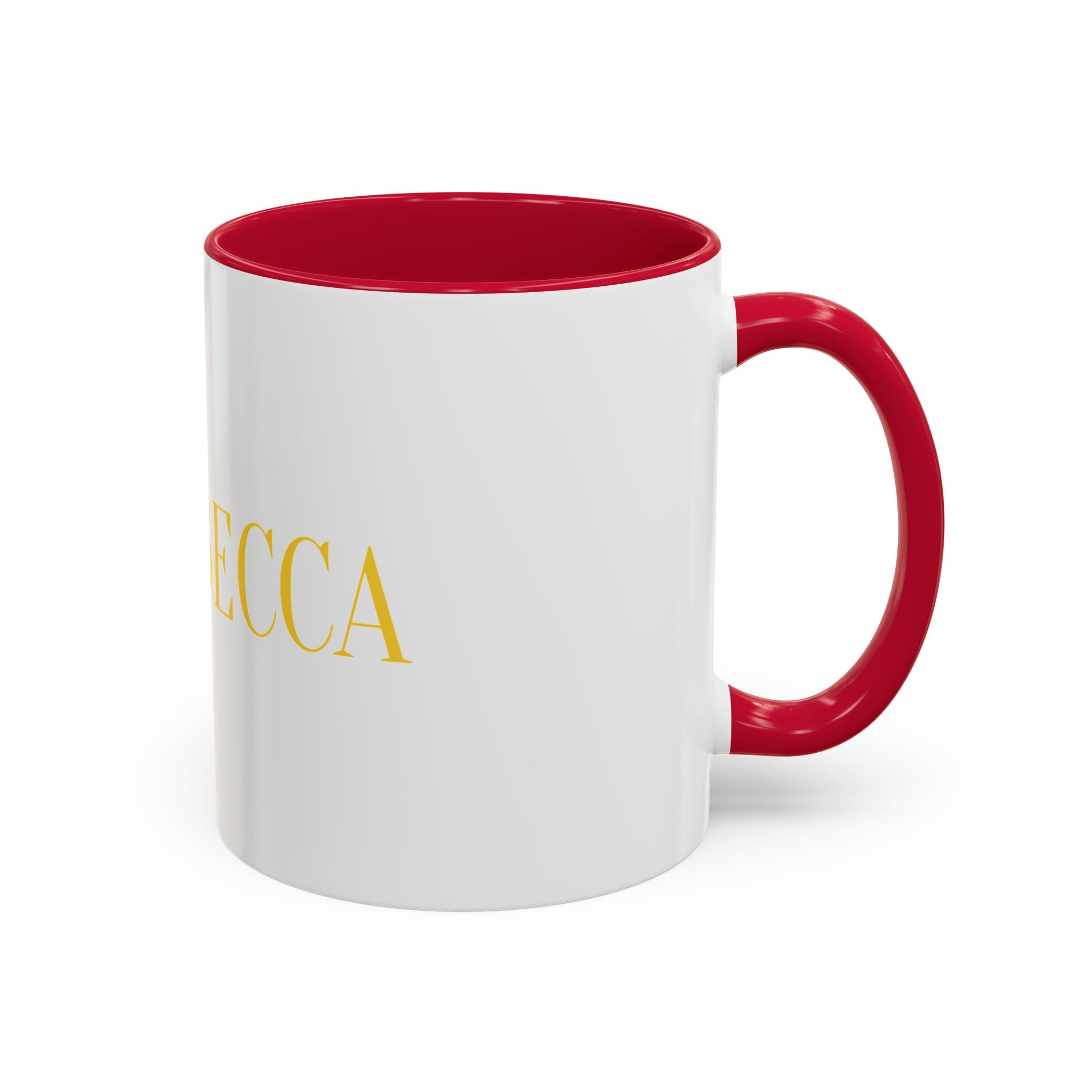 Personalized Name Coffee Mug — Colorful Rebecca Design (11oz & 15oz)