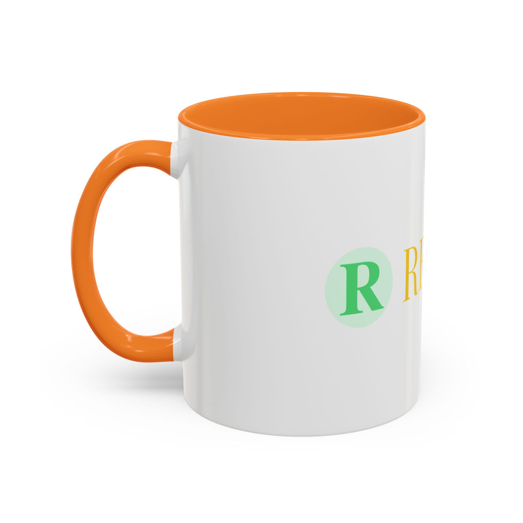 Personalized Name Coffee Mug — Colorful Rebecca Design (11oz & 15oz)