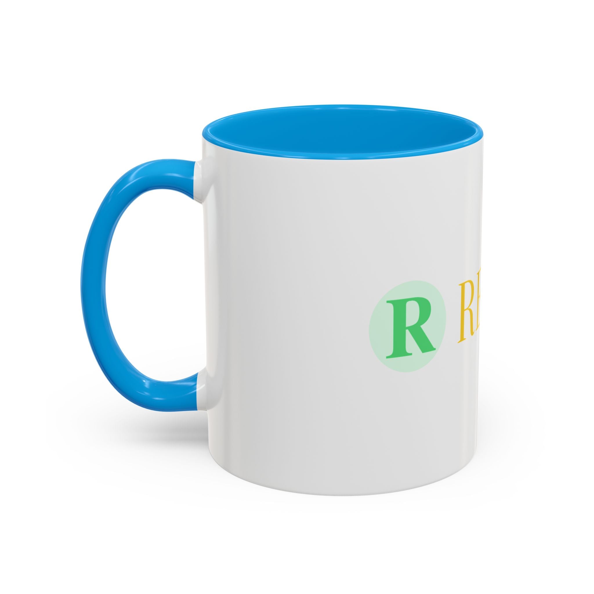 Personalized Name Coffee Mug — Colorful Rebecca Design (11oz & 15oz)