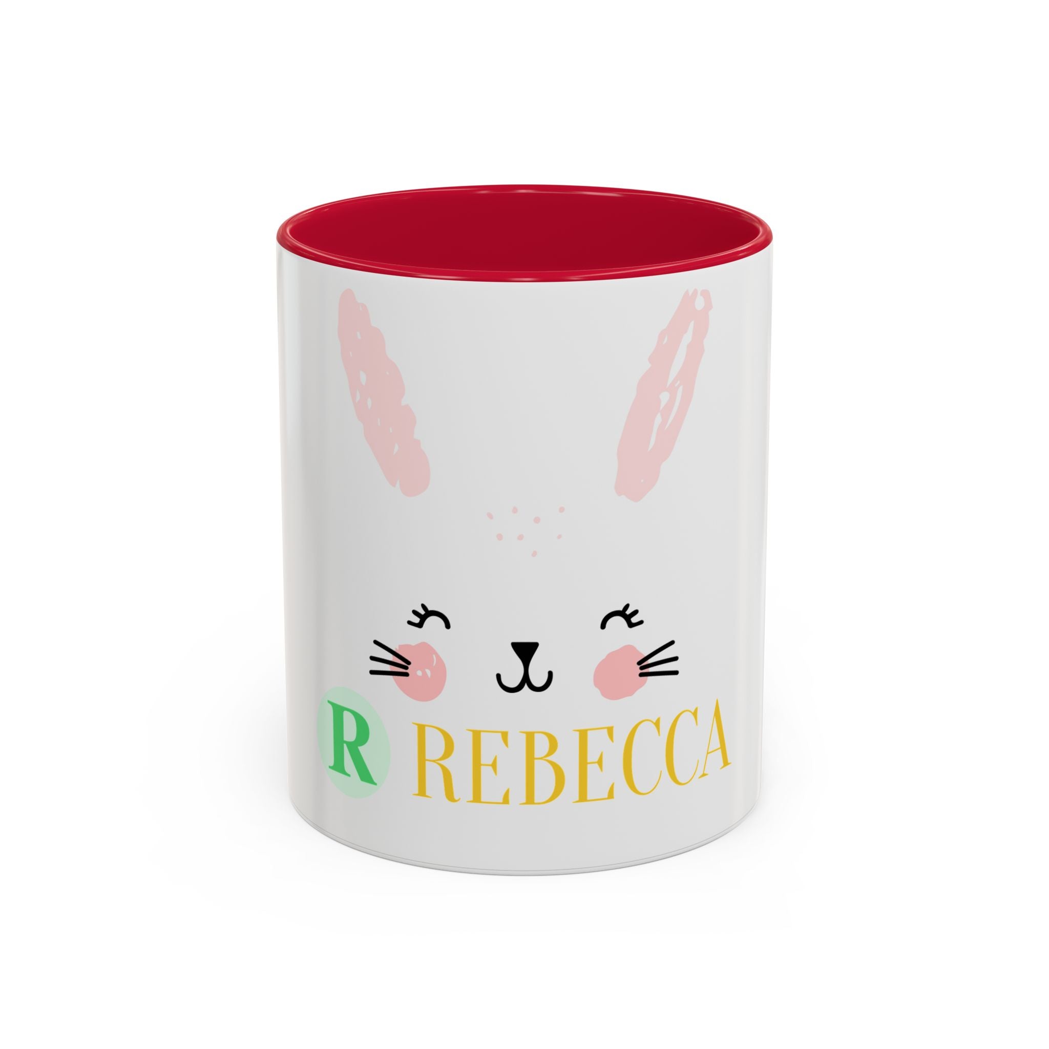 Personalized Bunny Mug — Cute Kids’ Name Coffee Cup (Custom Name, 11oz/15oz)