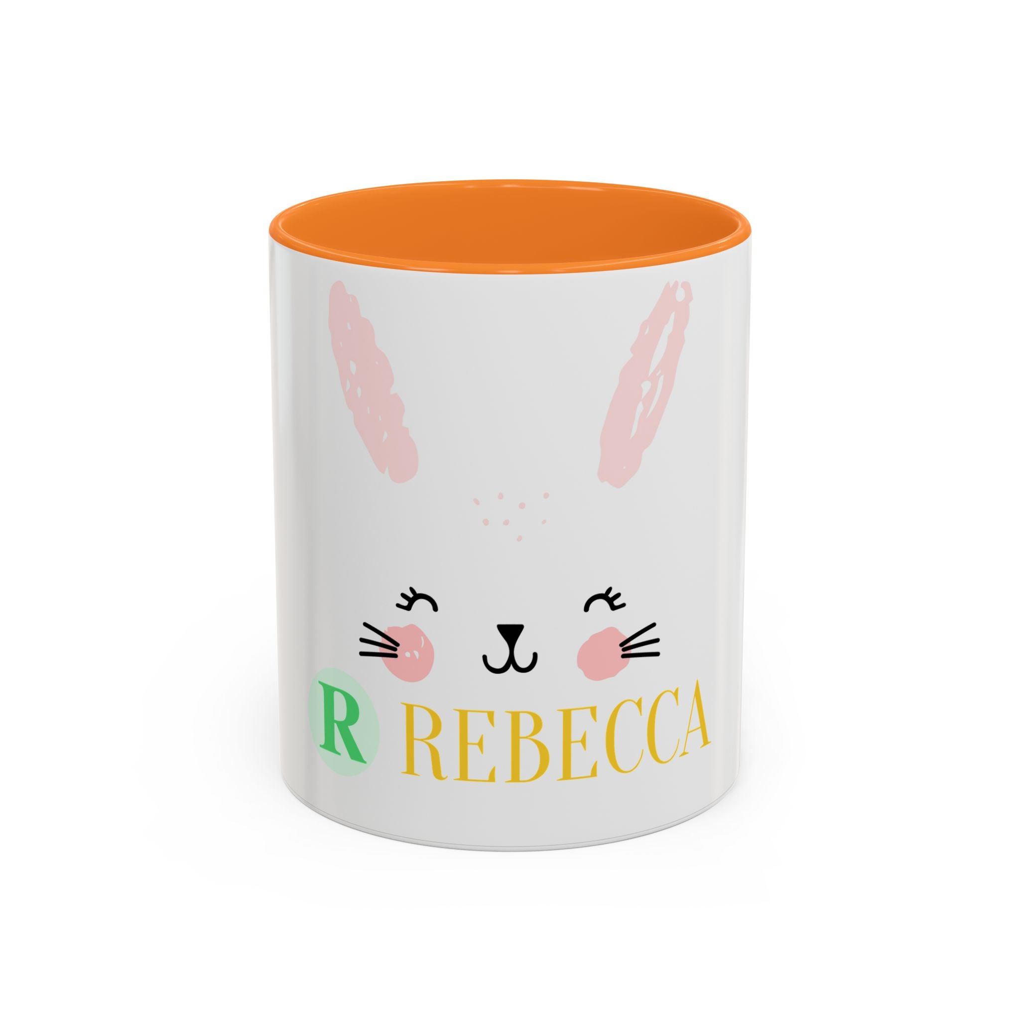 Personalized Bunny Mug — Cute Kids’ Name Coffee Cup (Custom Name, 11oz/15oz)
