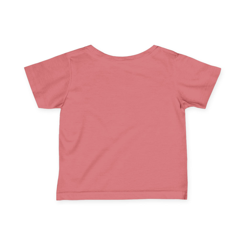 Infant Tee — Pastel Monogram "R Rebecca" Personalized Baby Shirt