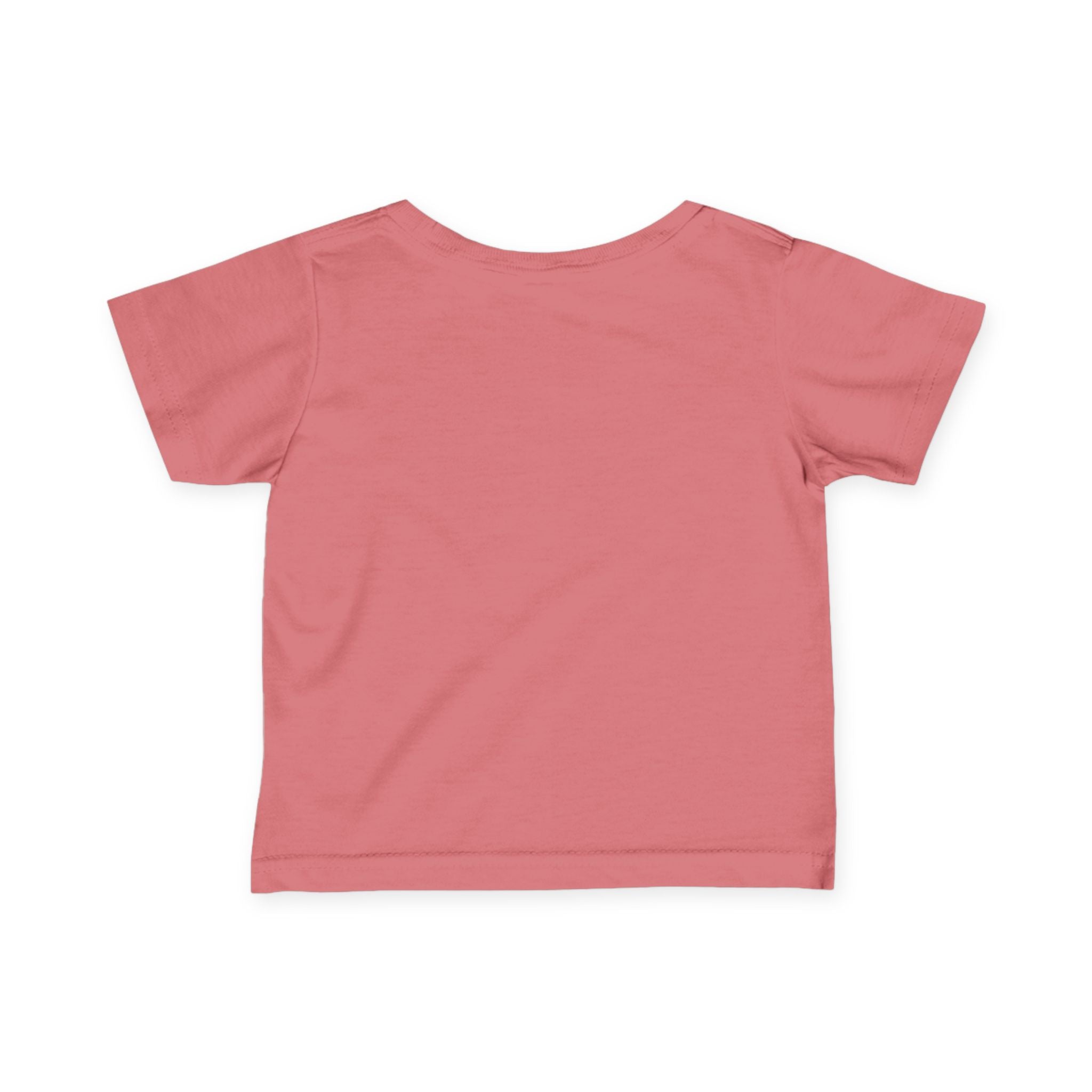 Infant Tee — Pastel Monogram "R Rebecca" Personalized Baby Shirt