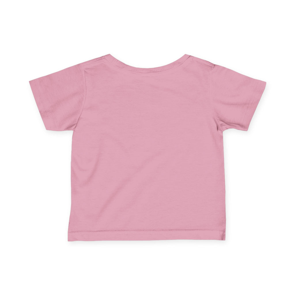 Infant Tee — Pastel Monogram "R Rebecca" Personalized Baby Shirt