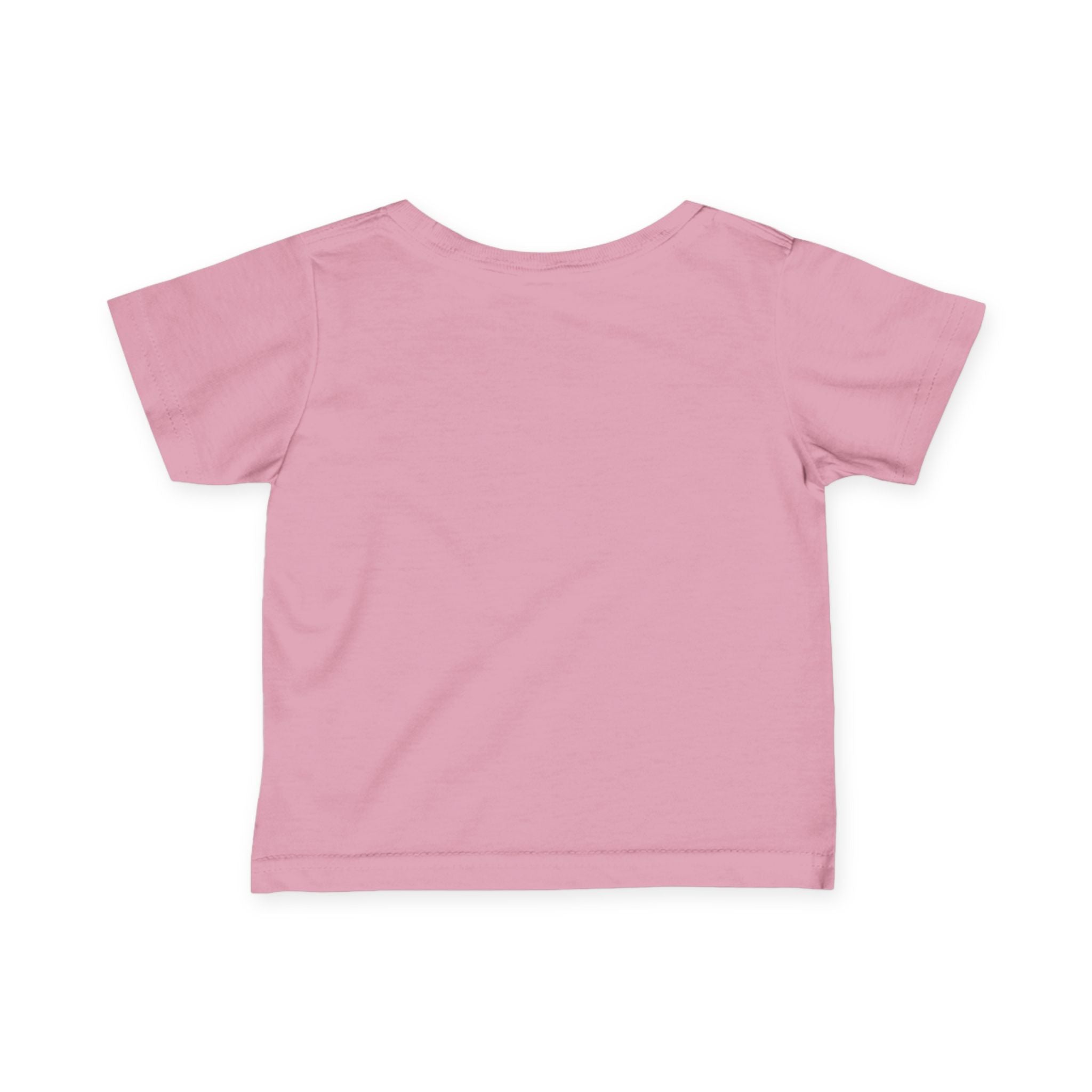 Infant Tee — Pastel Monogram "R Rebecca" Personalized Baby Shirt