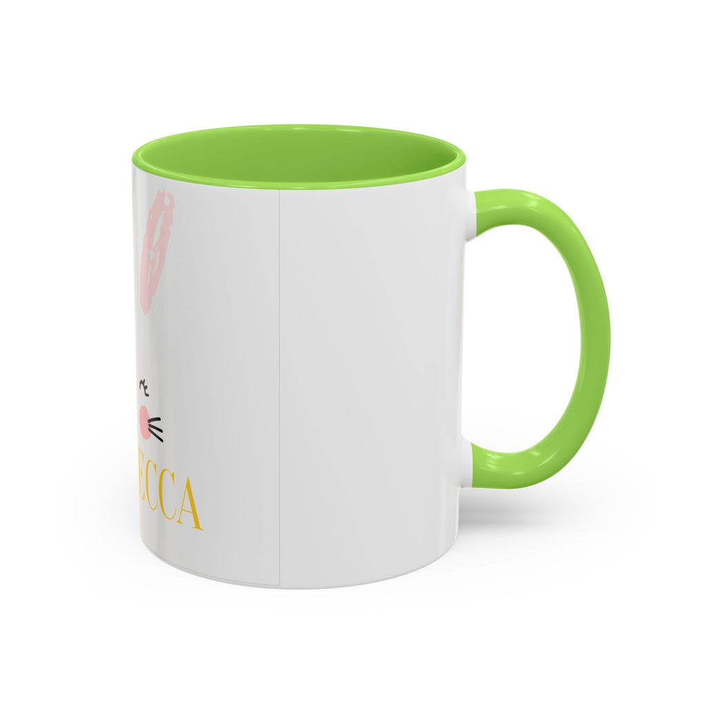 Personalized Bunny Mug — Cute Kids’ Name Coffee Cup (Custom Name, 11oz/15oz)