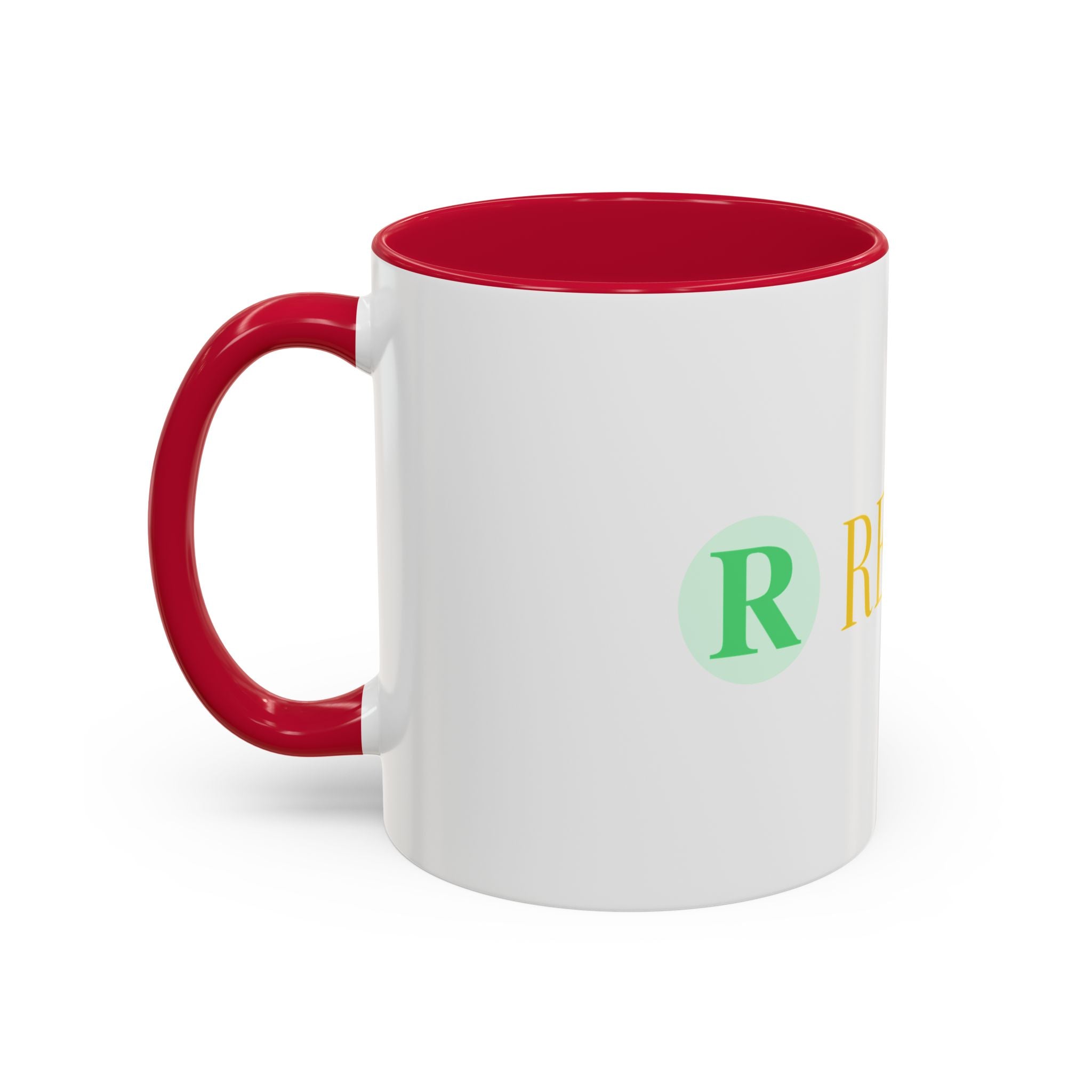 Personalized Name Coffee Mug — Colorful Rebecca Design (11oz & 15oz)