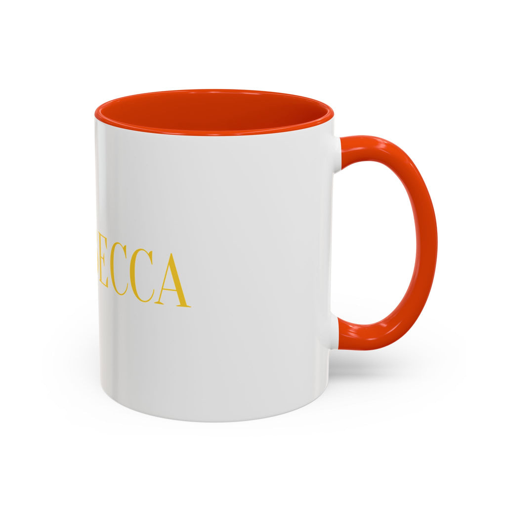 Personalized Name Coffee Mug — Colorful Rebecca Design (11oz & 15oz)