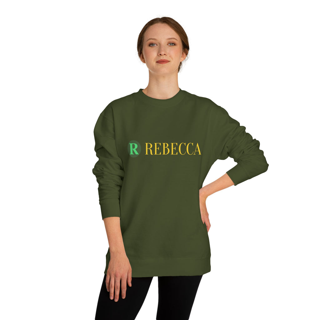 Deer Graphic Sweatshirt — 'Rebecca' Personalized Hipster Deer Crewneck