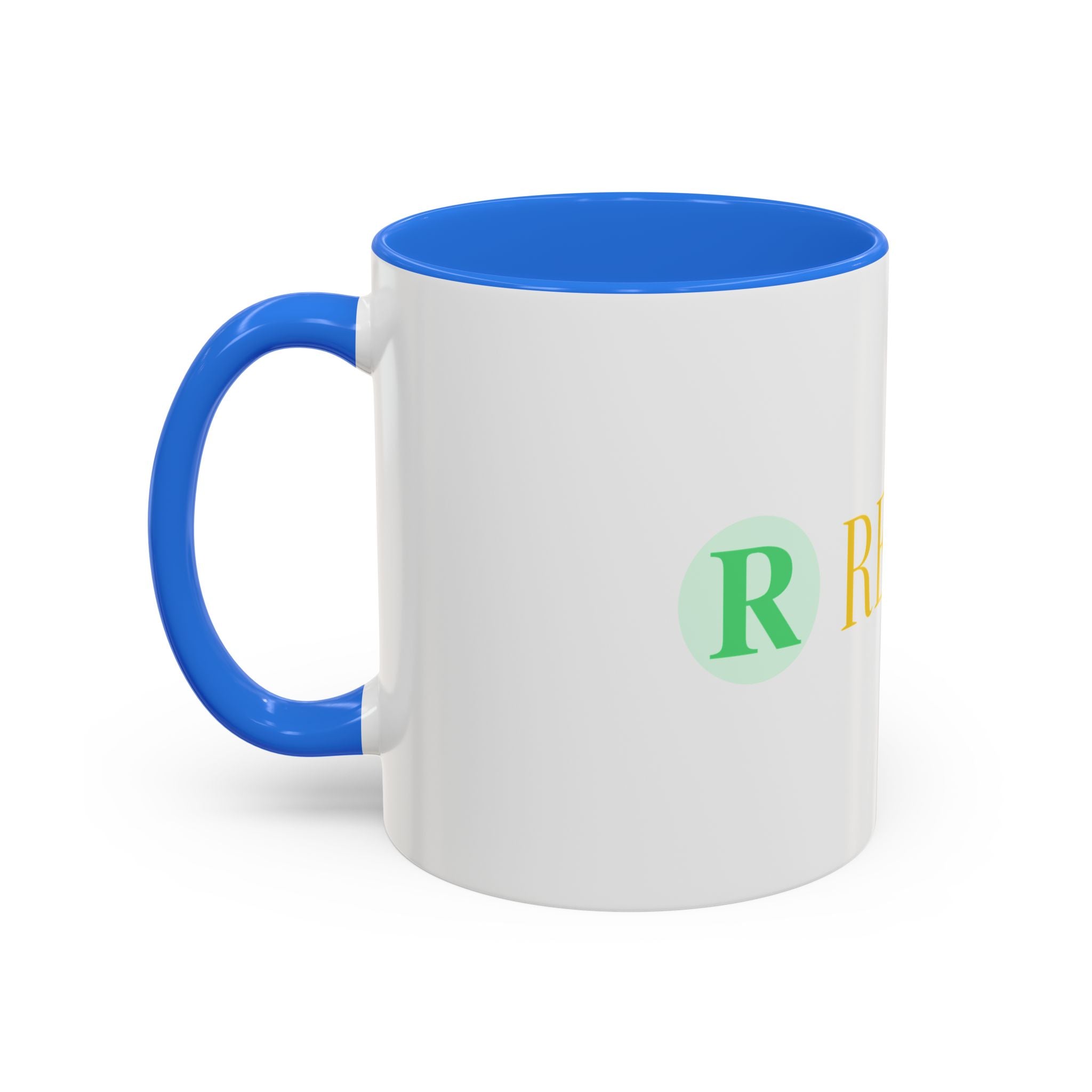 Personalized Name Coffee Mug — Colorful Rebecca Design (11oz & 15oz)