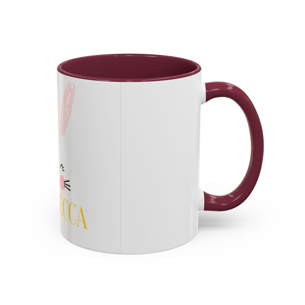 Personalized Bunny Mug — Cute Kids’ Name Coffee Cup (Custom Name, 11oz/15oz)