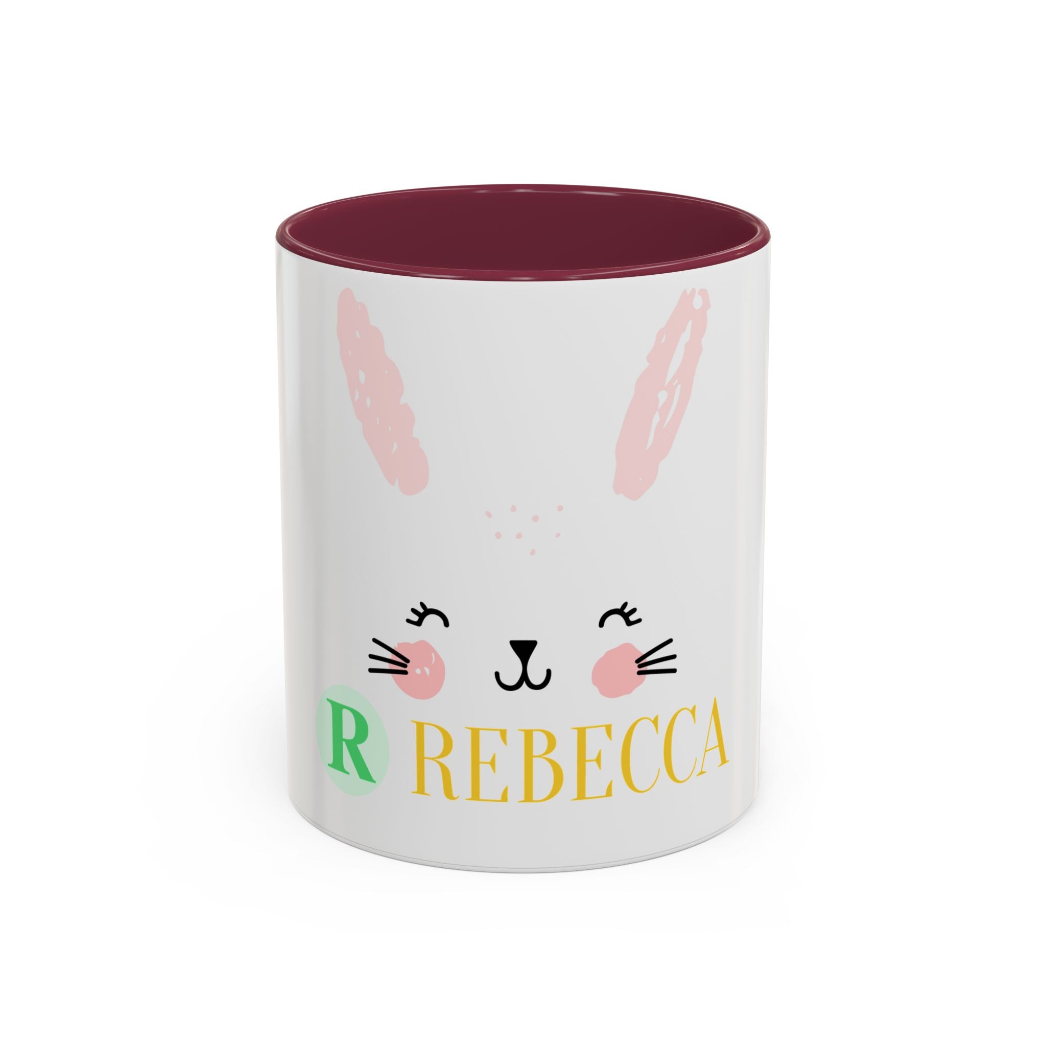Personalized Bunny Mug — Cute Kids’ Name Coffee Cup (Custom Name, 11oz/15oz)
