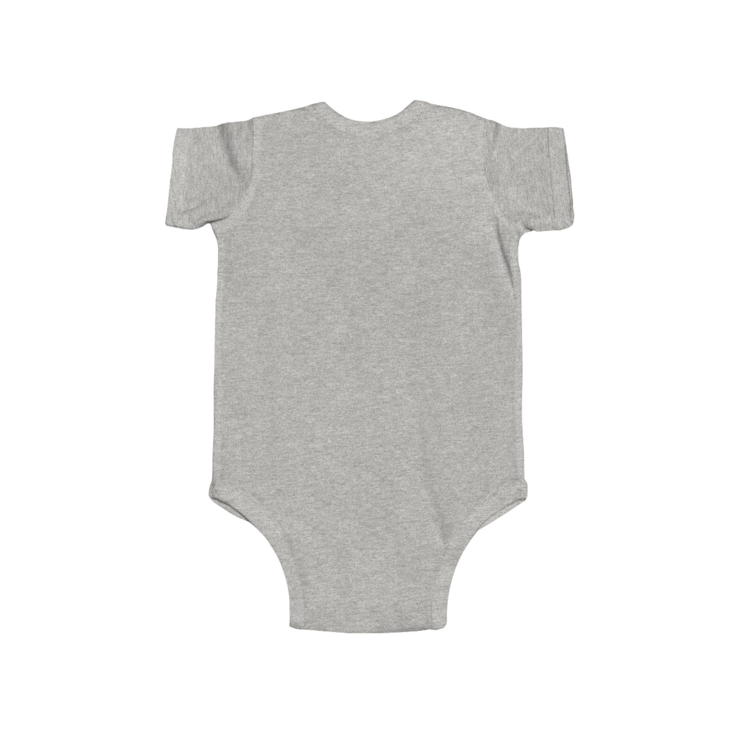 Baby Bodysuit — Cute Hipster Deer with 'Rebecca' Personalized Name