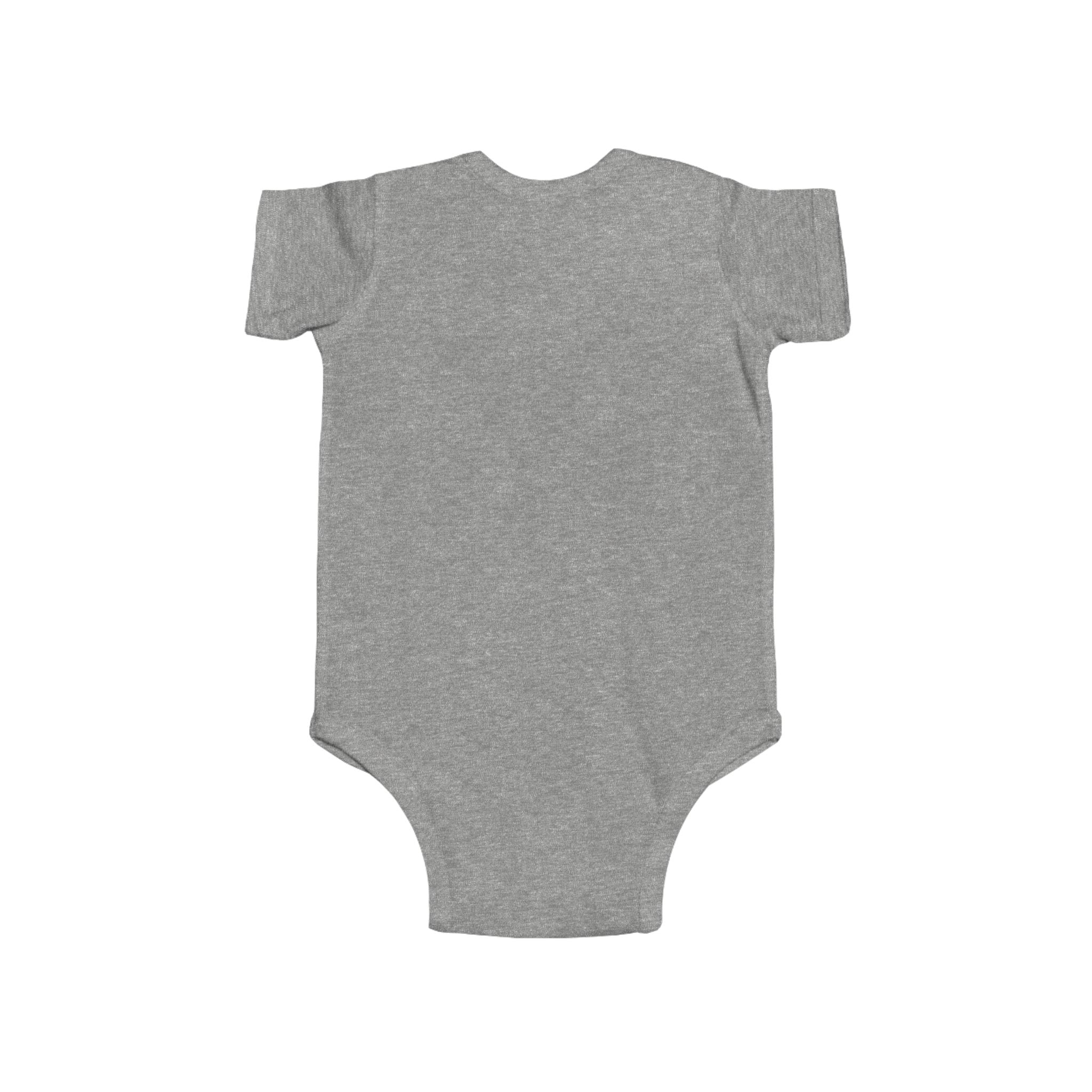 Baby Bodysuit — Cute Hipster Deer with 'Rebecca' Personalized Name