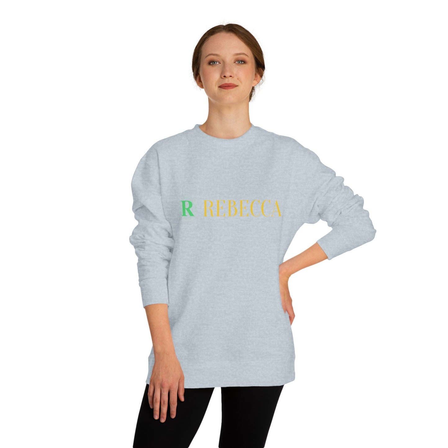 Deer Graphic Sweatshirt — 'Rebecca' Personalized Hipster Deer Crewneck