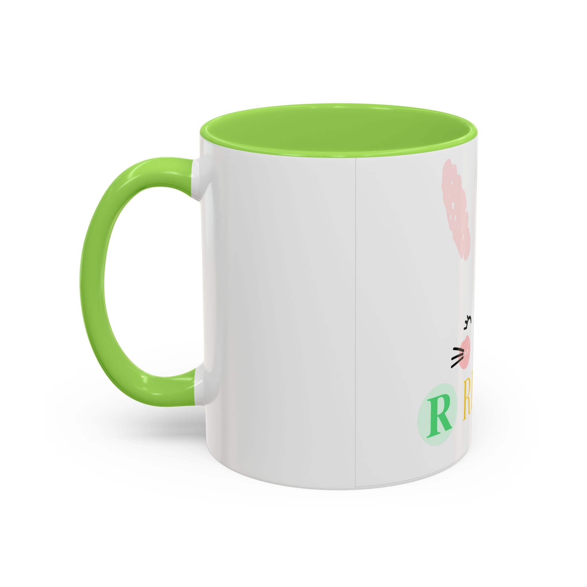 Personalized Bunny Mug — Cute Kids’ Name Coffee Cup (Custom Name, 11oz/15oz)