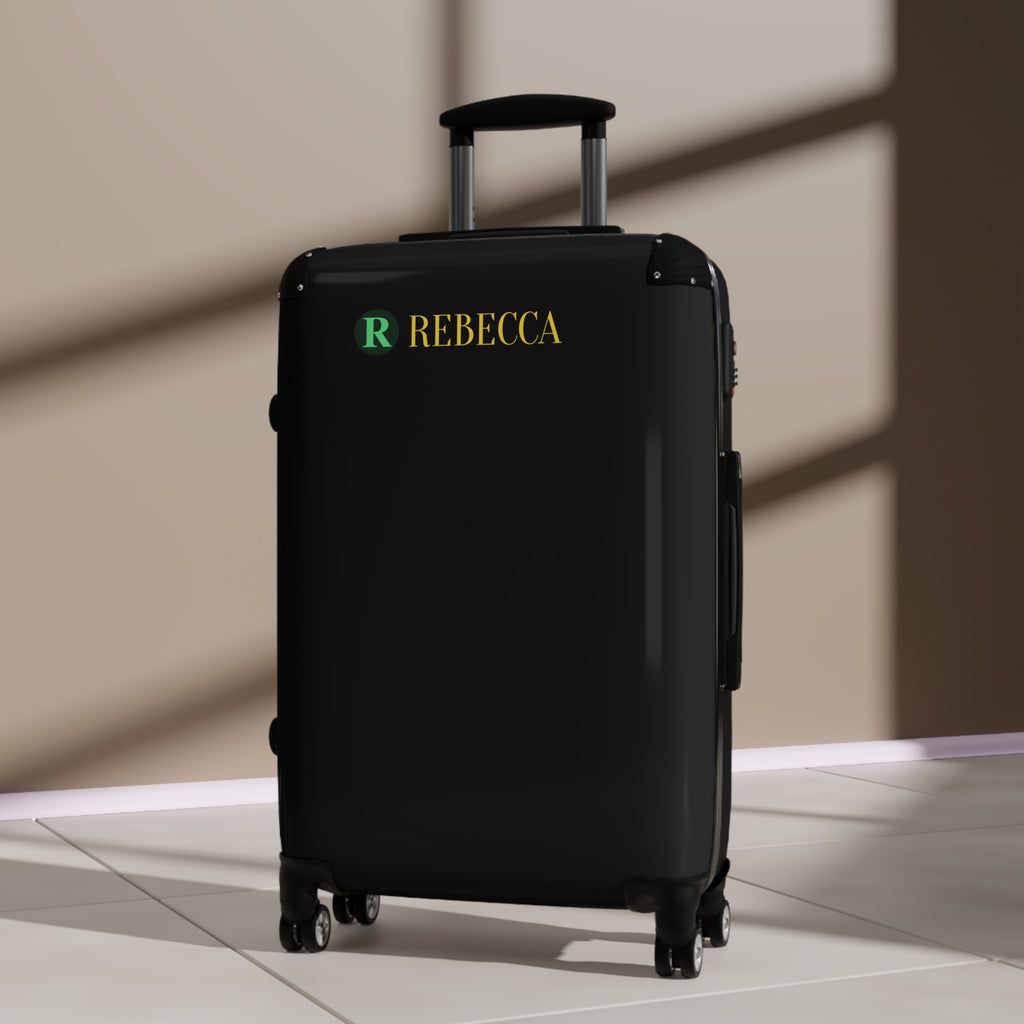 Personalized Rebecca Carry-On Suitcase – Monogrammed Travel Luggage