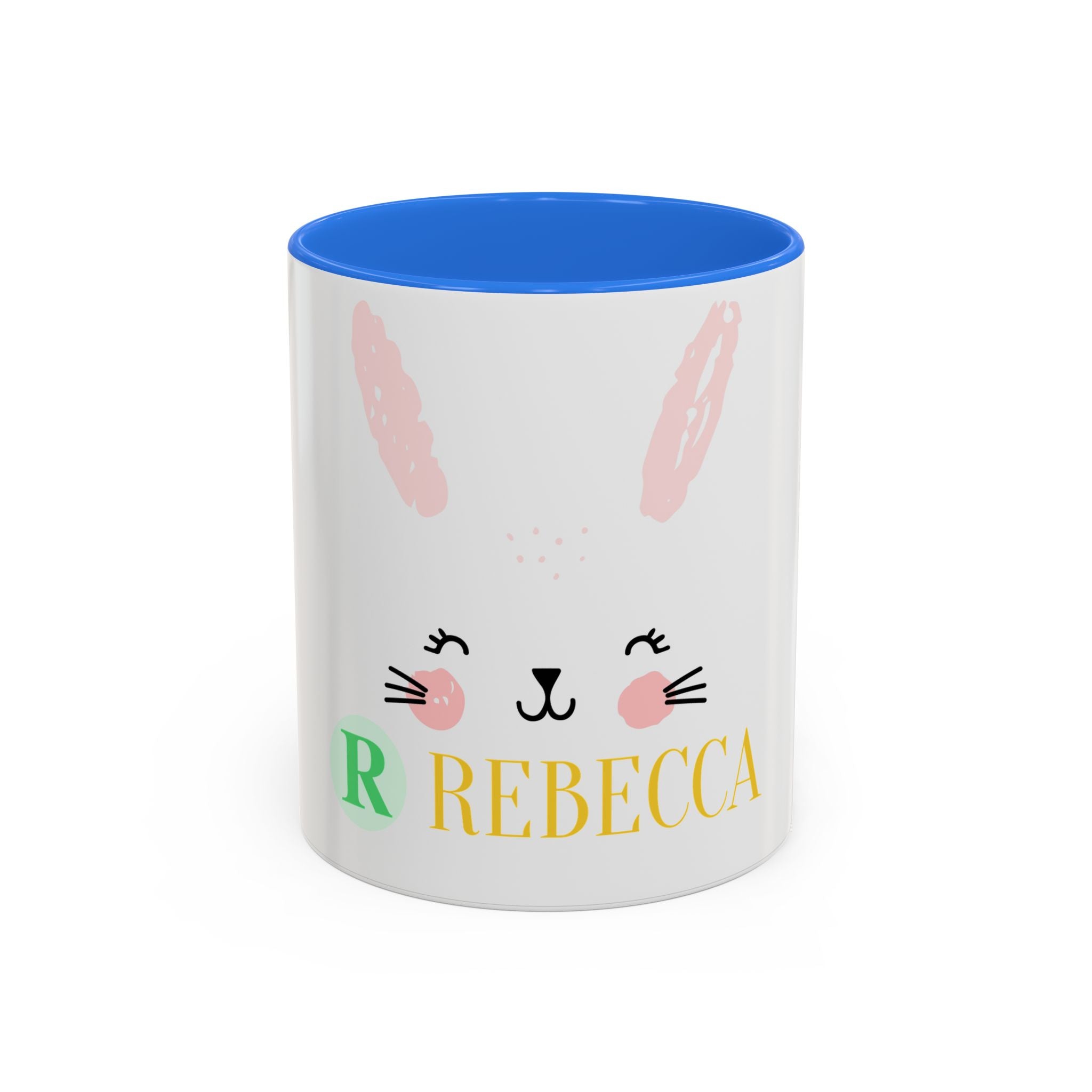 Personalized Bunny Mug — Cute Kids’ Name Coffee Cup (Custom Name, 11oz/15oz)