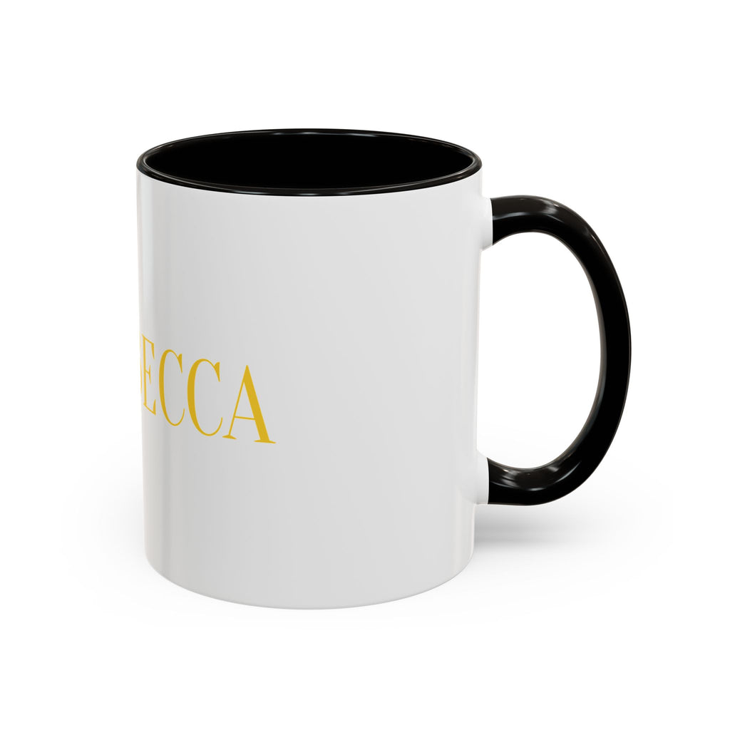Personalized Name Coffee Mug — Colorful Rebecca Design (11oz & 15oz)
