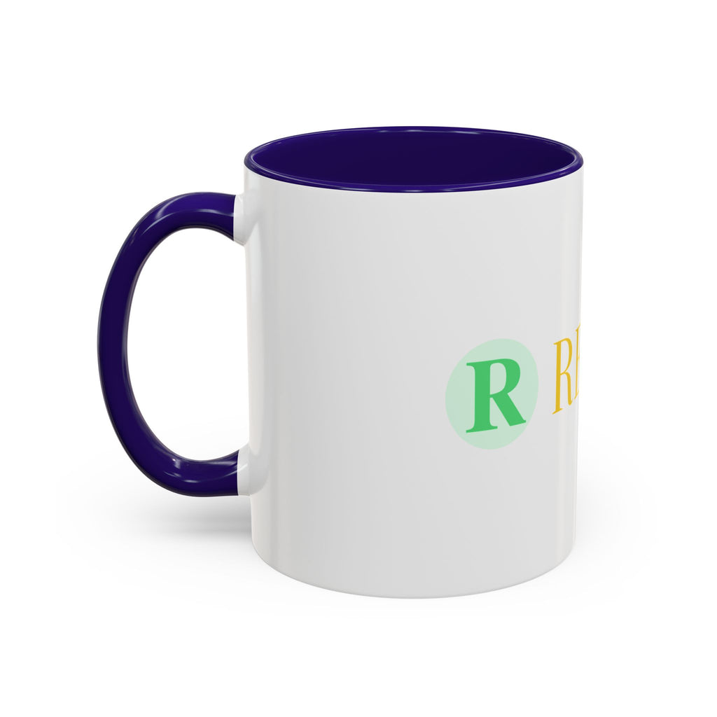 Personalized Name Coffee Mug — Colorful Rebecca Design (11oz & 15oz)