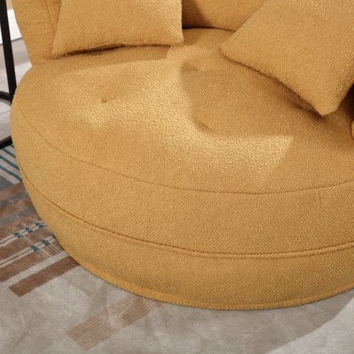 Chenille Sponge single sofa,No Assembly Required,Fluffy Modern Sleeper
