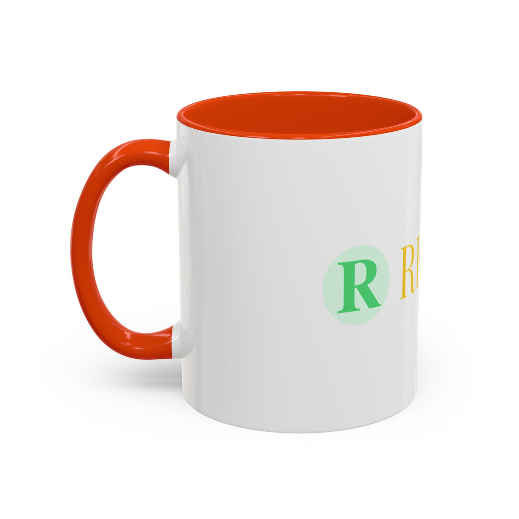 Personalized Name Coffee Mug — Colorful Rebecca Design (11oz & 15oz)