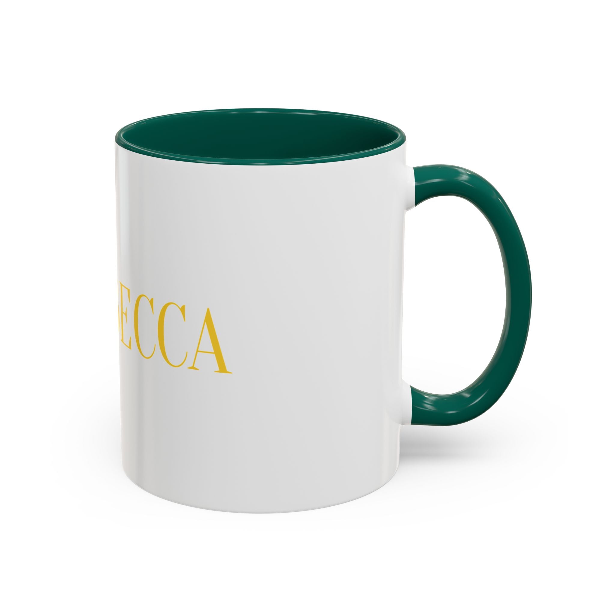 Personalized Name Coffee Mug — Colorful Rebecca Design (11oz & 15oz)