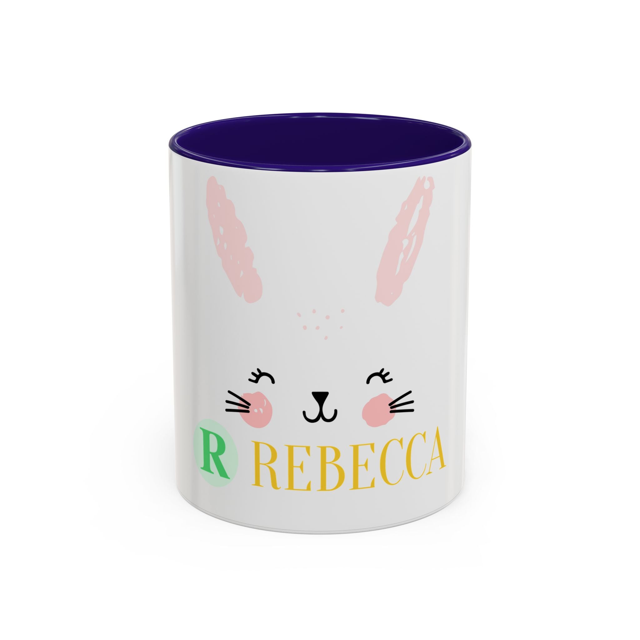 Personalized Bunny Mug — Cute Kids’ Name Coffee Cup (Custom Name, 11oz/15oz)