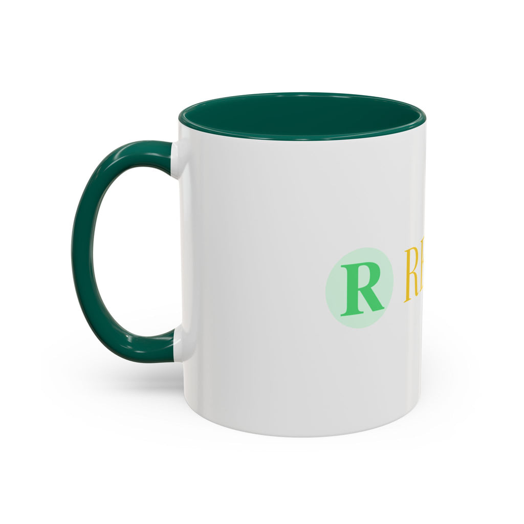 Personalized Name Coffee Mug — Colorful Rebecca Design (11oz & 15oz)