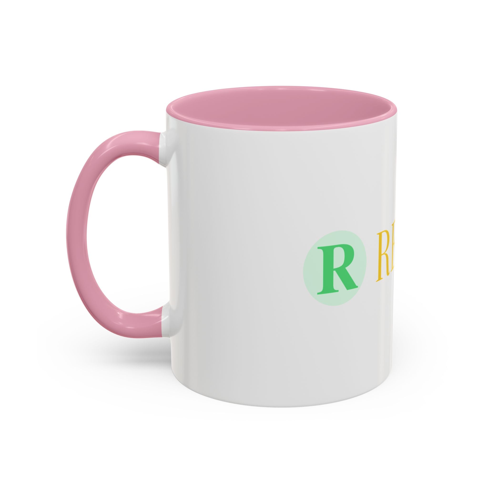 Personalized Name Coffee Mug — Colorful Rebecca Design (11oz & 15oz)