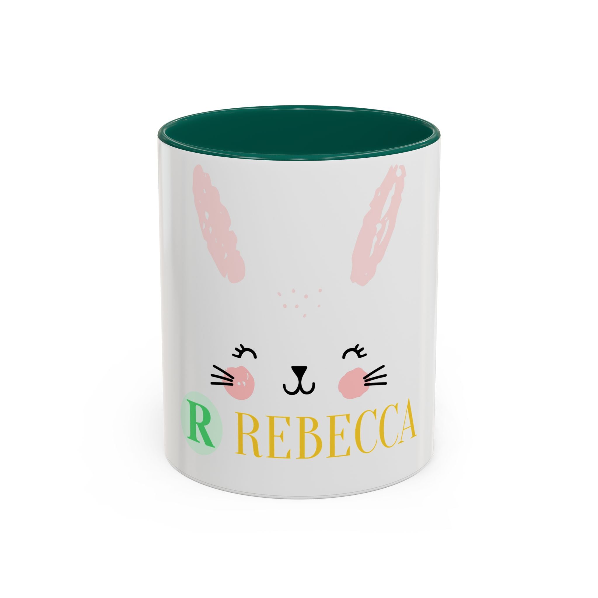 Personalized Bunny Mug — Cute Kids’ Name Coffee Cup (Custom Name, 11oz/15oz)
