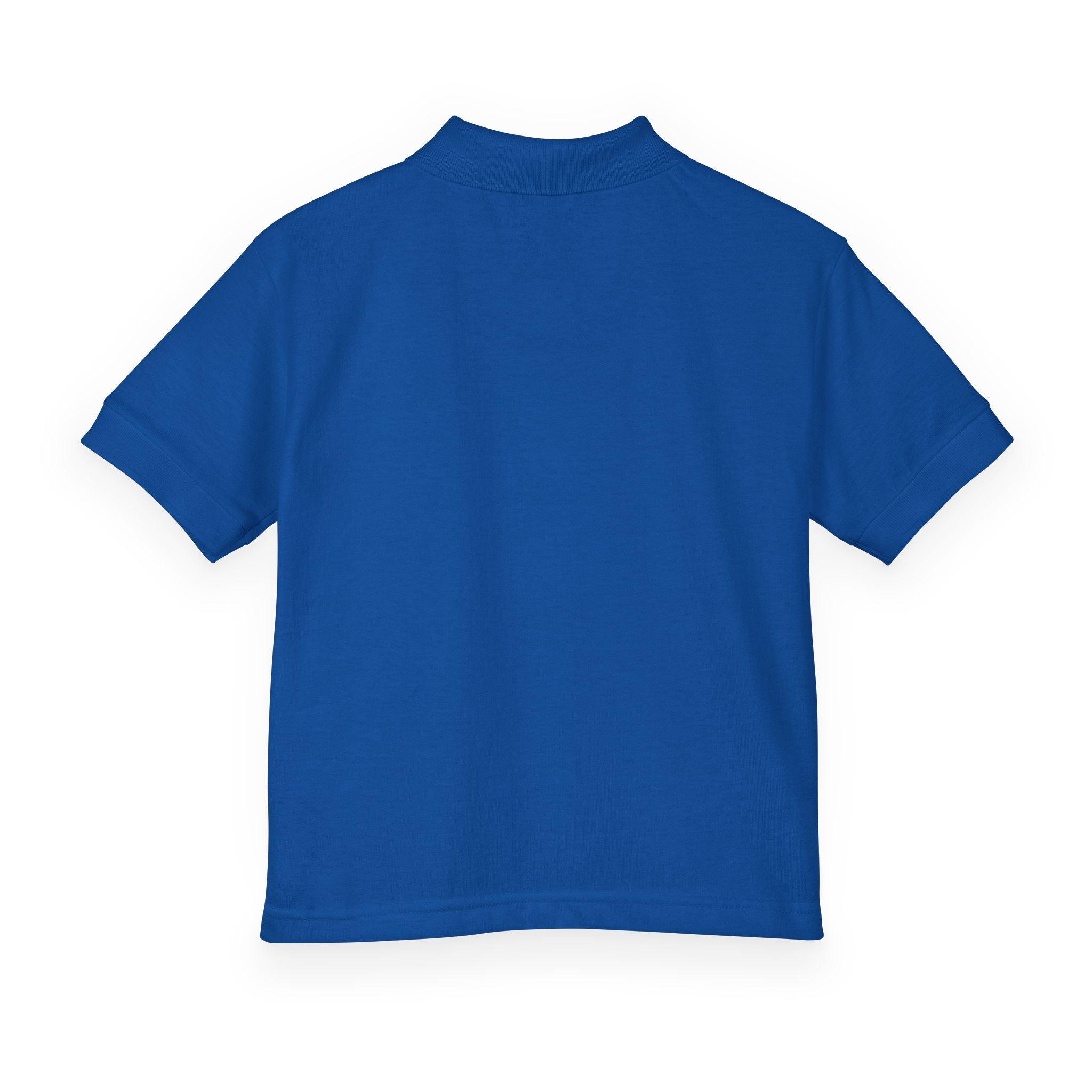 Youth Polo — Personalized ‘Rebecca’ Green Smiley Logo