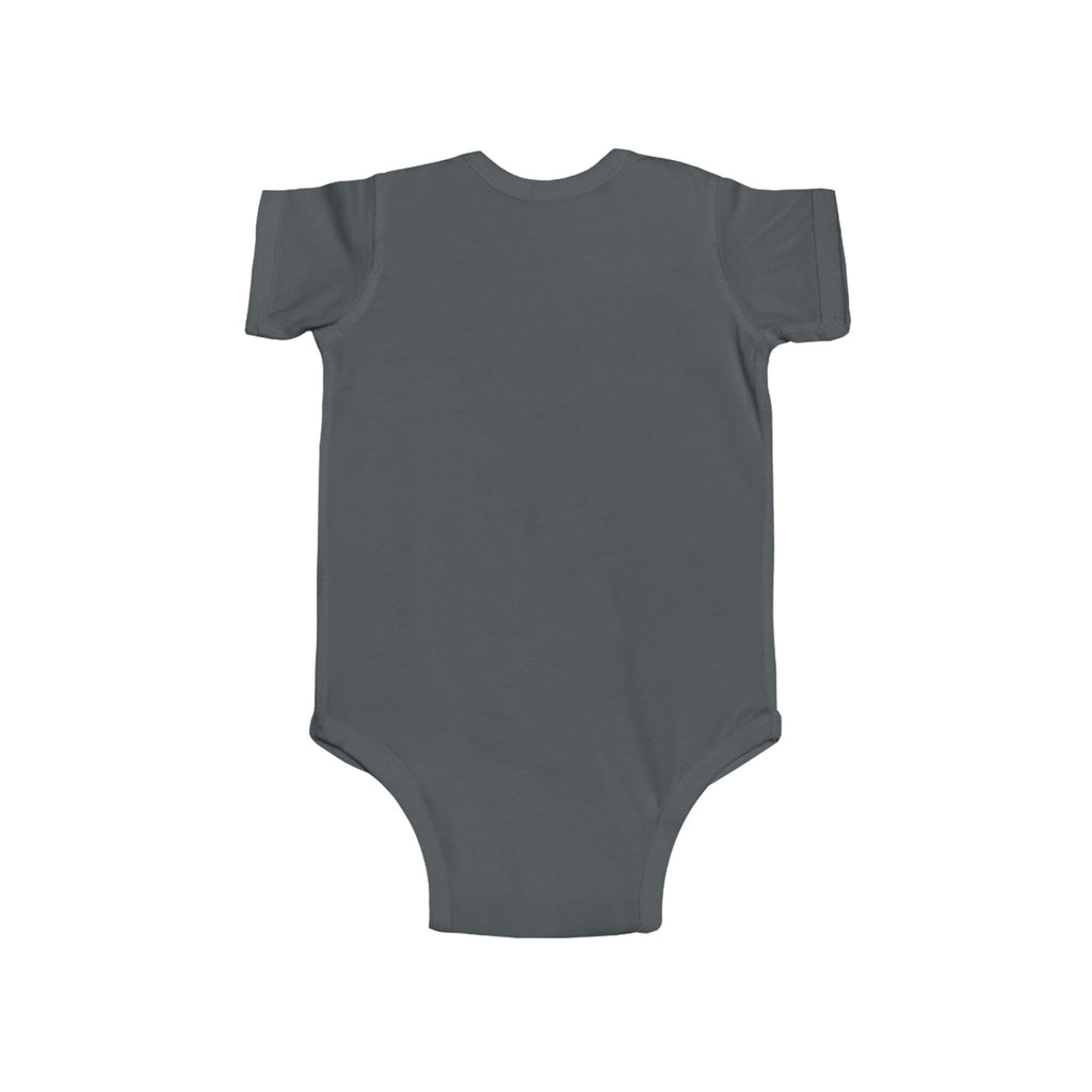 Baby Bodysuit — Cute Hipster Deer with 'Rebecca' Personalized Name