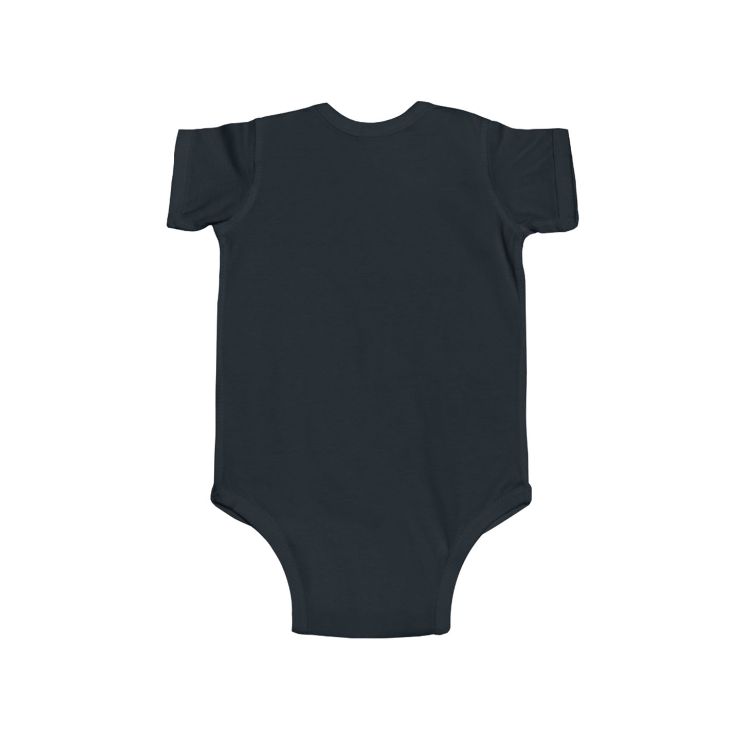 Baby Bodysuit — Cute Hipster Deer with 'Rebecca' Personalized Name