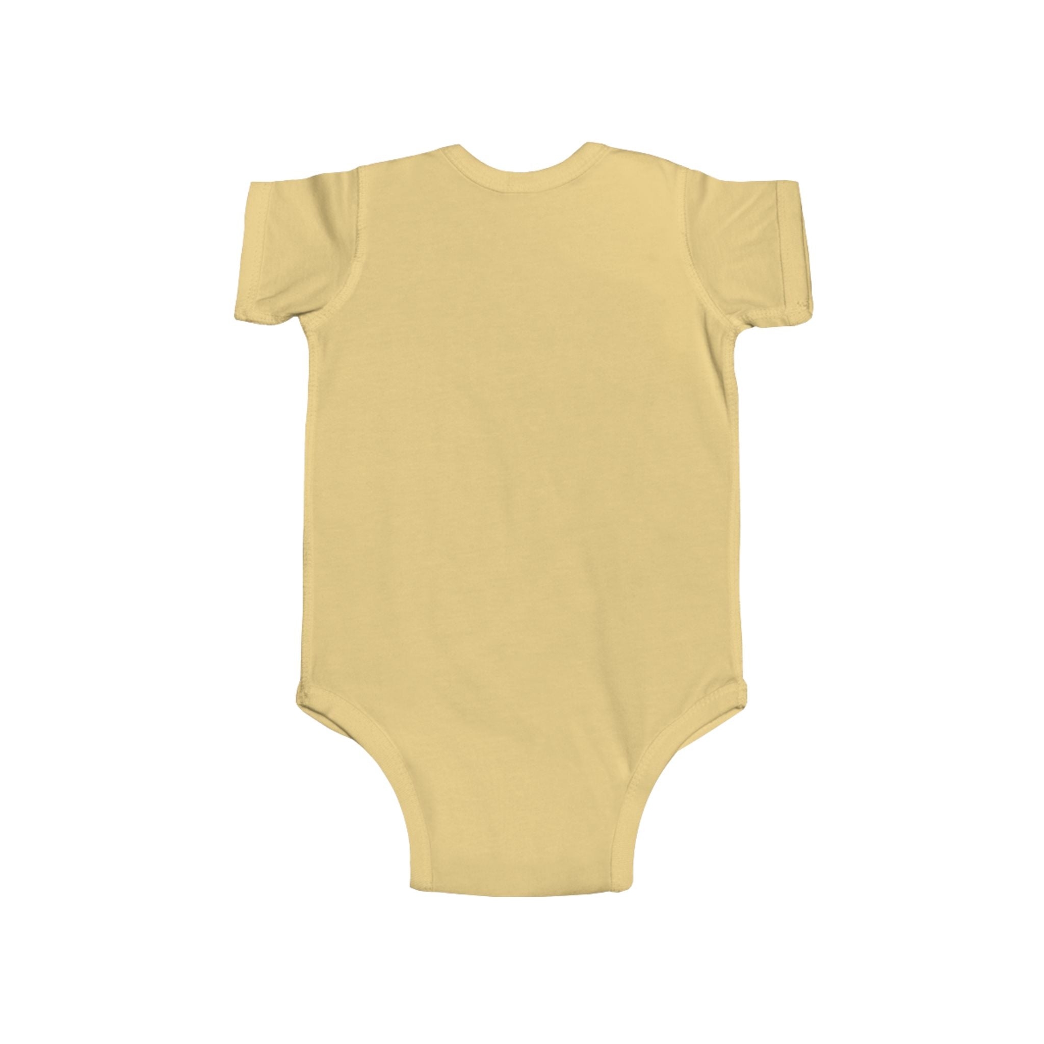 Baby Bodysuit — Cute Hipster Deer with 'Rebecca' Personalized Name